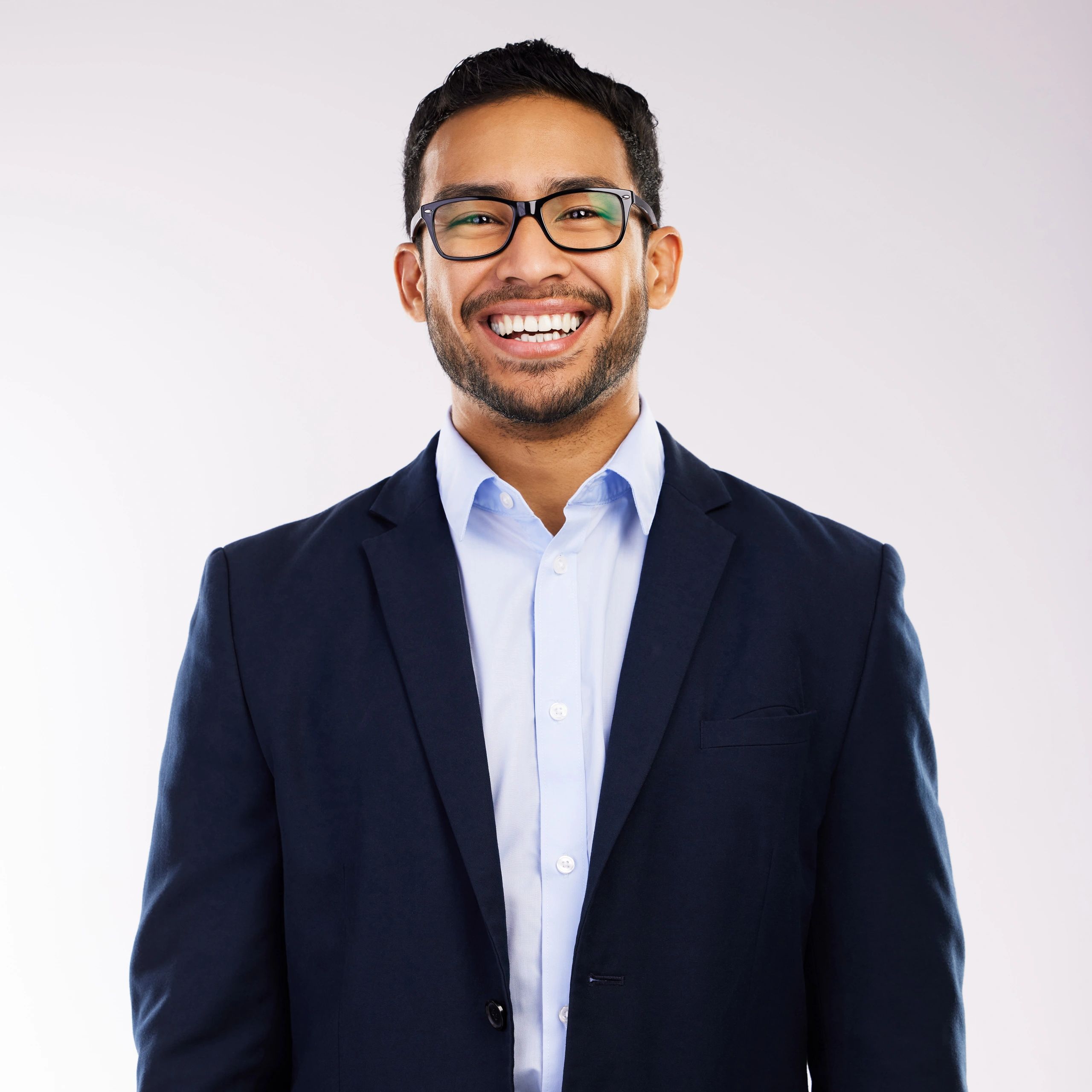 Portrait of a person wearing glasses